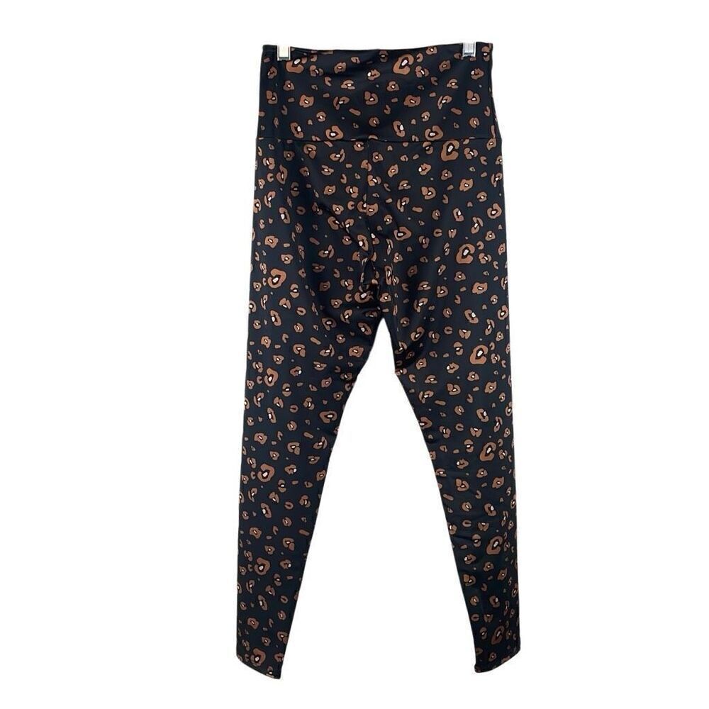 Onzie High Basic Midi Leggings Leopard Print M/L